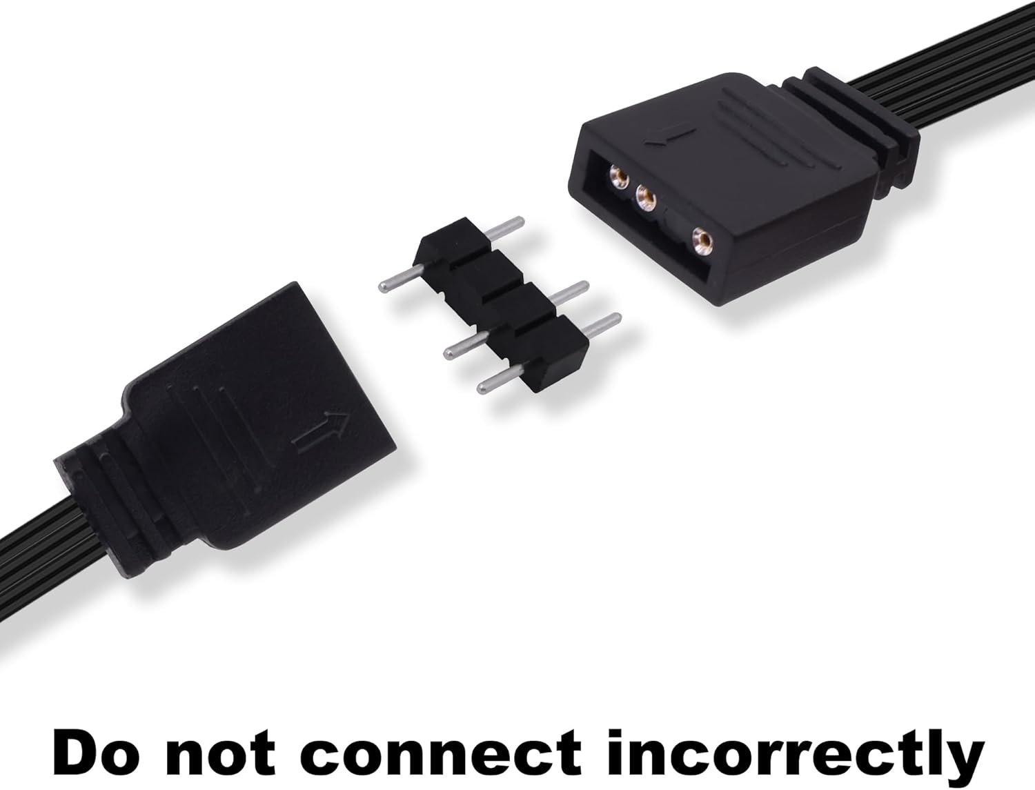 Thumbnail 2 de YARCHONN ARGB Extension Cable 5V 3 Pin – 1m/3.3ft, 2‑Pack
