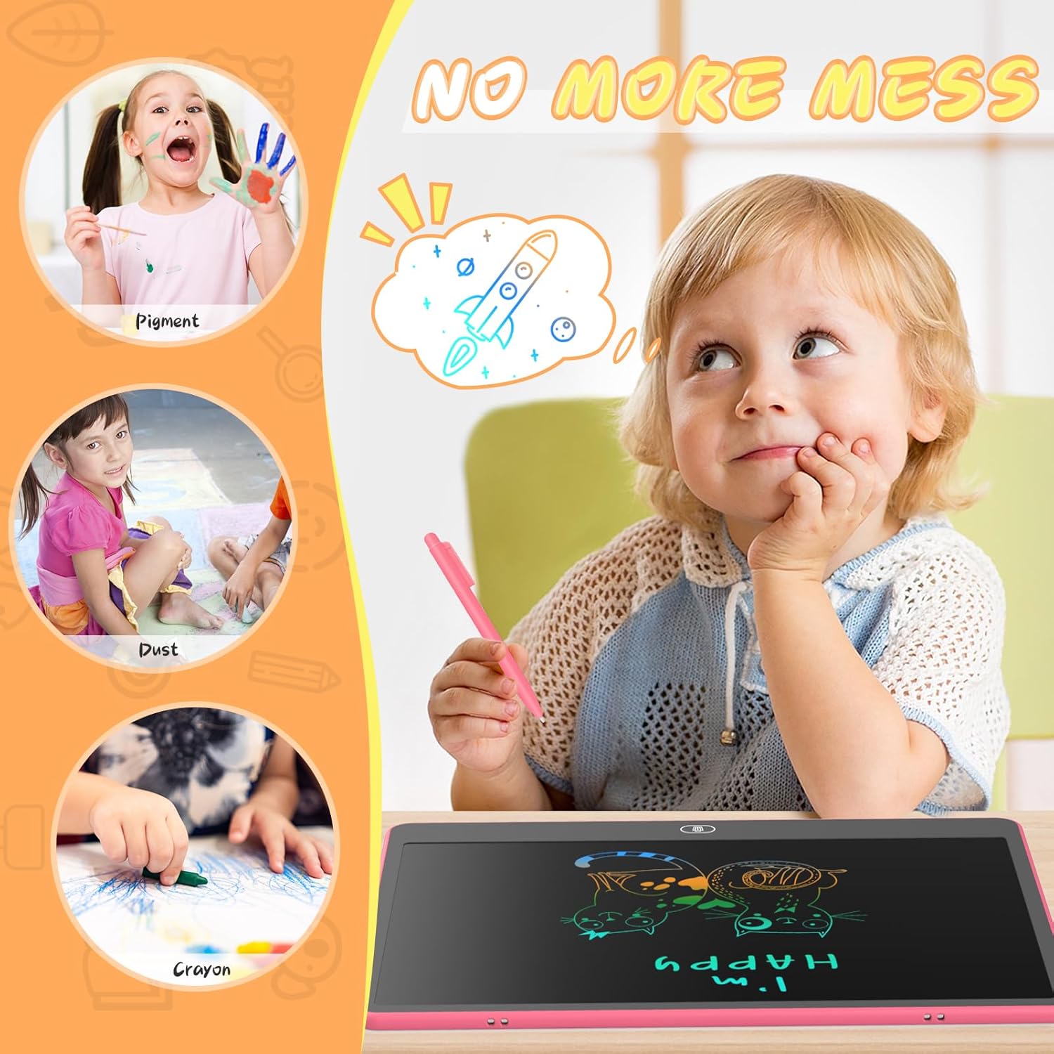 Detalle 2 de LEYAOYAO LCD Schreibtafel 16 Zoll