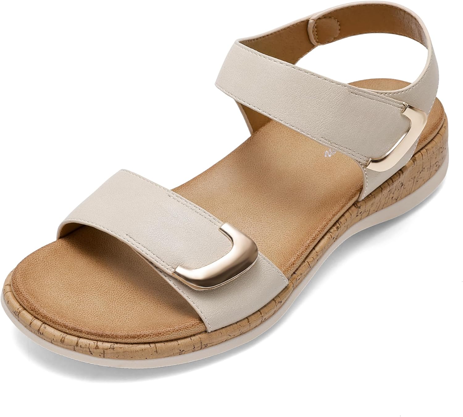 Thumbnail 6 de Littleplum Damen Sandalen Sommer Flach Sandalette – Bequeme Freizeit-Sandalen