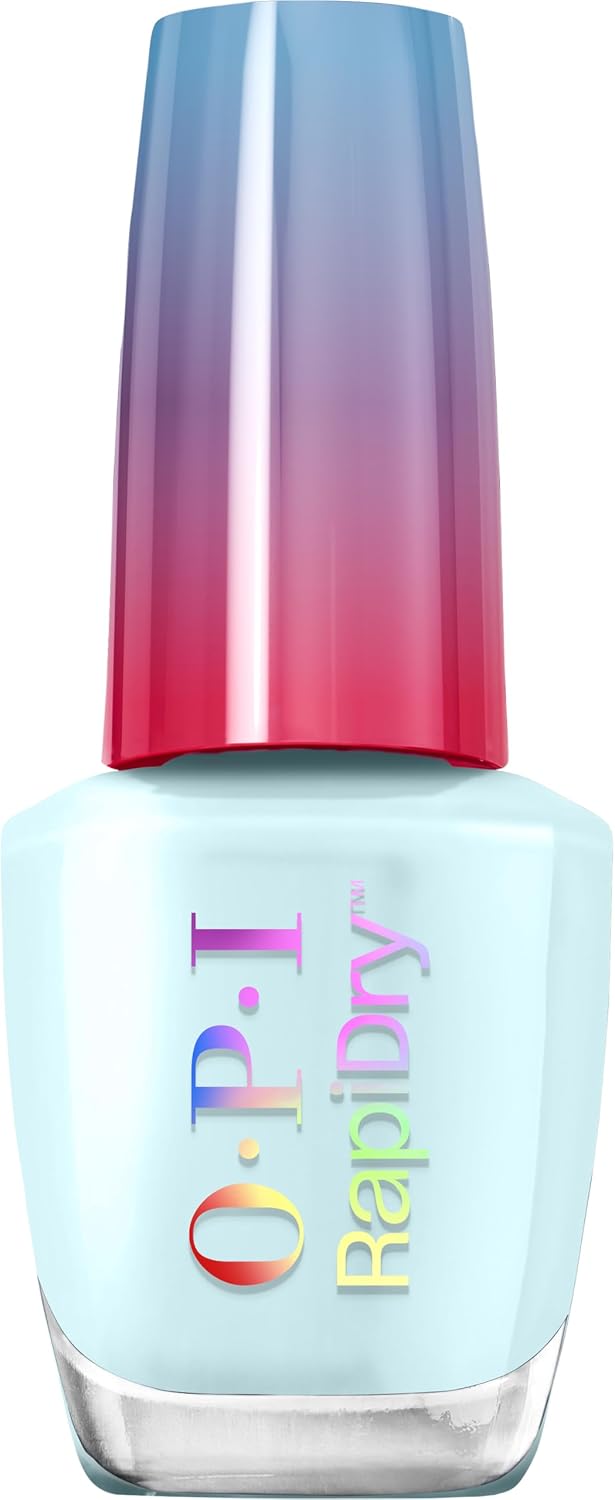Detalle de OPI RapiDry™ Smalto ad asciugatura rapida Baby Blue Me Away (9 ml), vegano