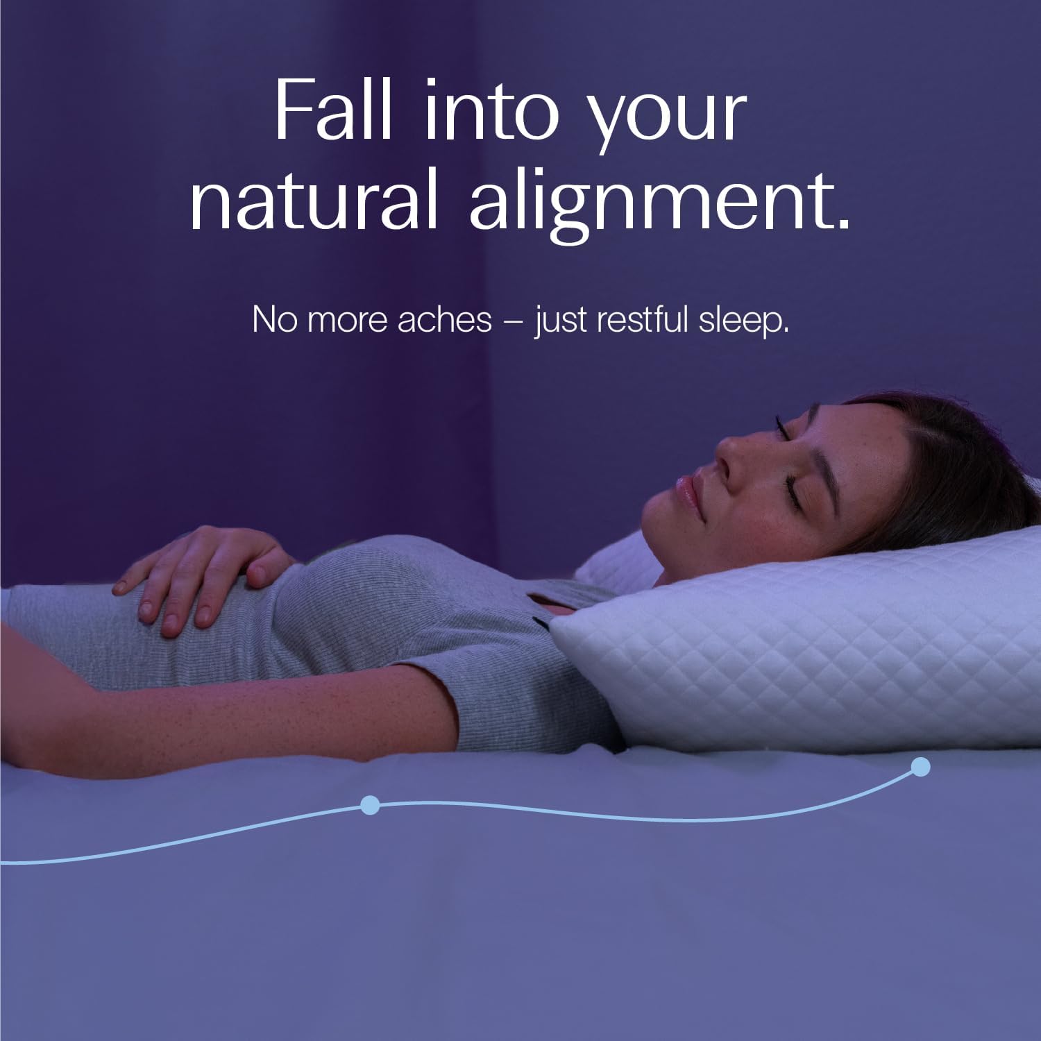 Thumbnail 2 de DreamyBlue Signature Pillow Adjustable Loft, Queen
