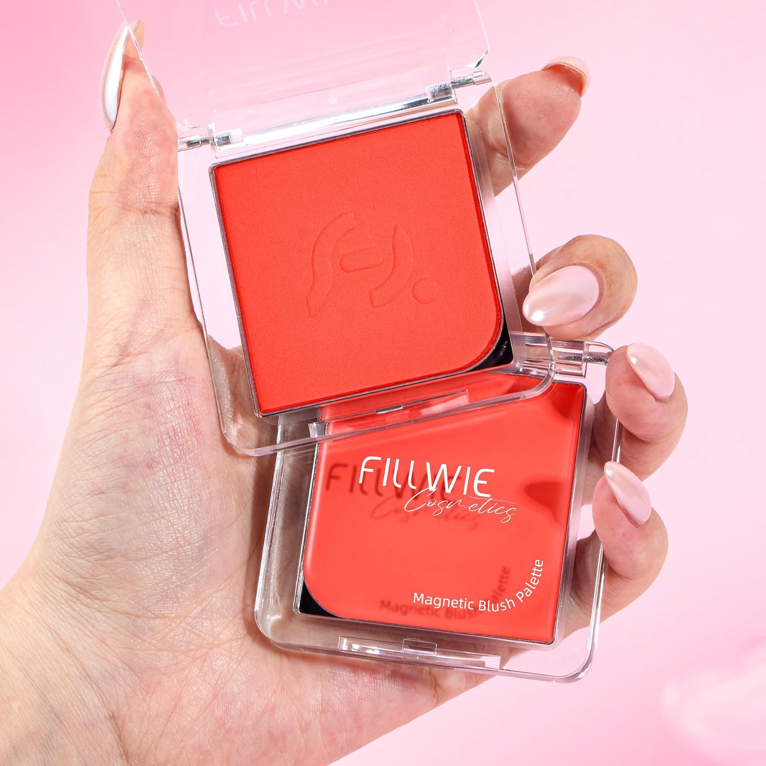Thumbnail 6 de Fillwie cream and powder blush duo, coral pink