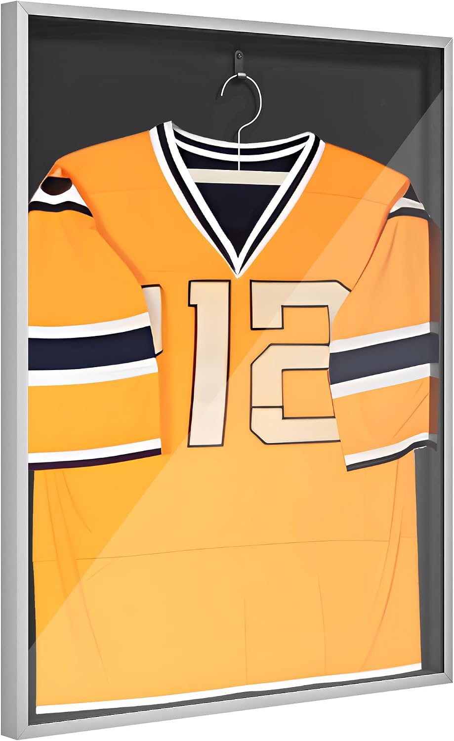 Detalle de HOMCOM AC0-004V00BK kader voor sportshirt, 70 x 90 cm, uv-bestendig acryl