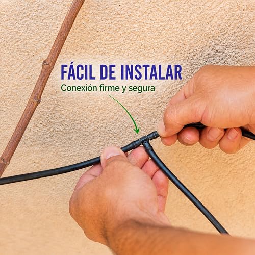 Detalle 2 de Manguera de Riego por Goteo Microtubo 4 mm (6x4) 25 m – EVA Flexible y Resistente, Fabricada en España
