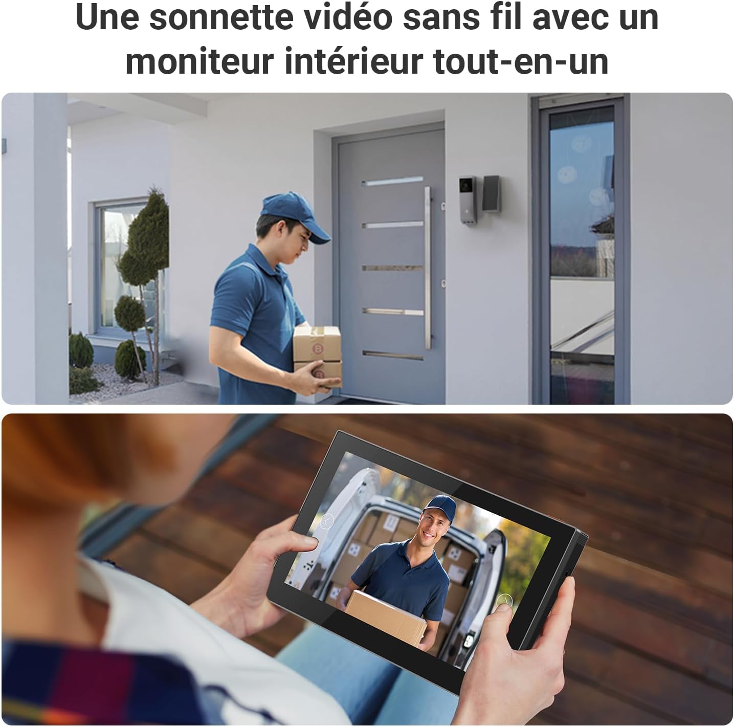 Detalle 2 de EZVIZ EP3x sonnette sans fil 32 Go