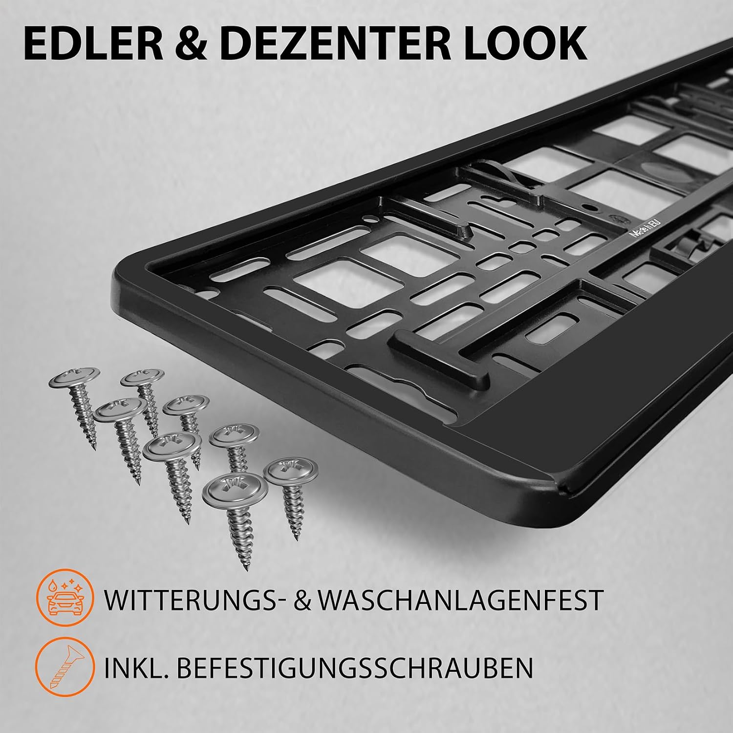 Detalle 1 de L&P Car Design L&P A162 Kennzeichenhalter 2er