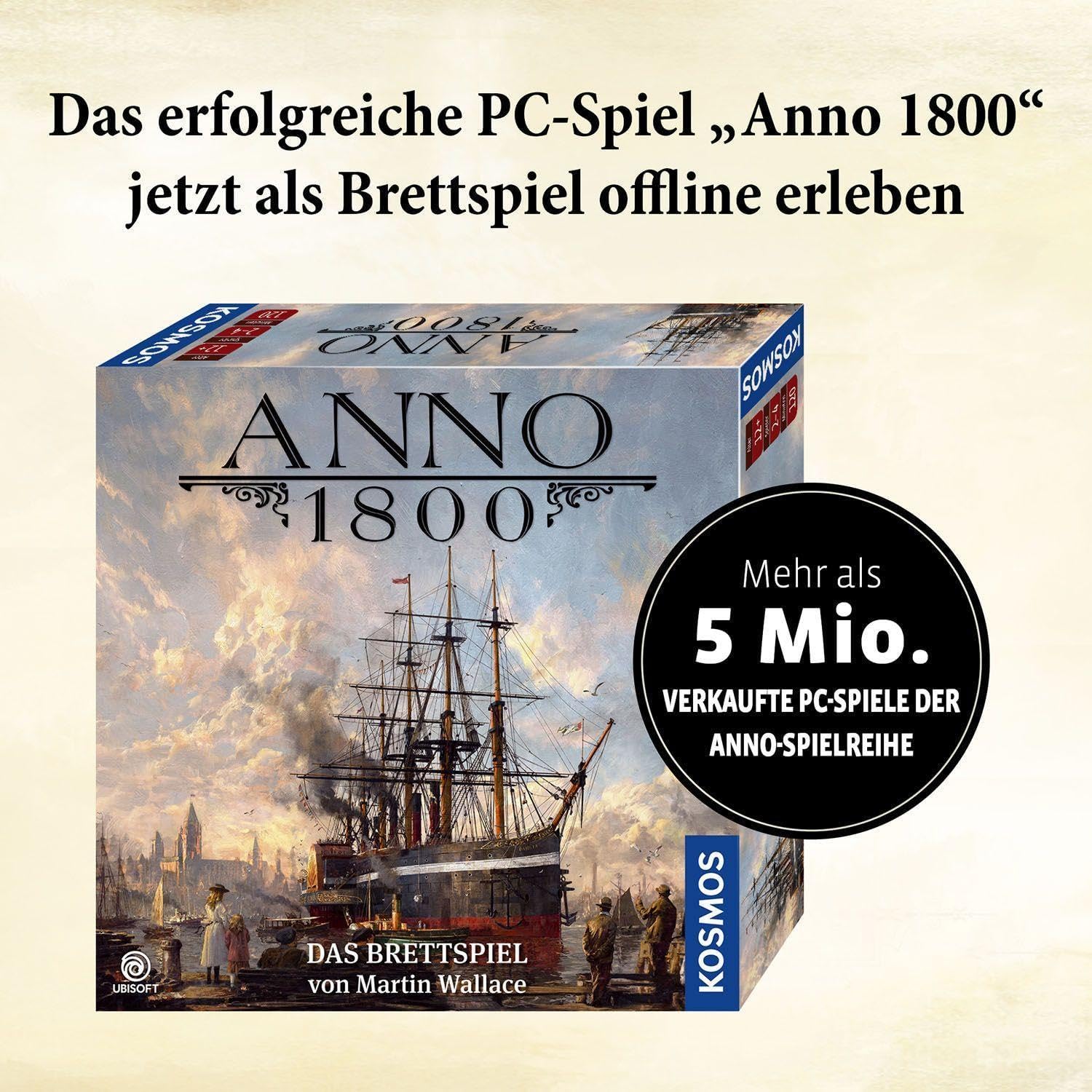 Detalle 1 de KOSMOS Anno 1800 Brettspiel