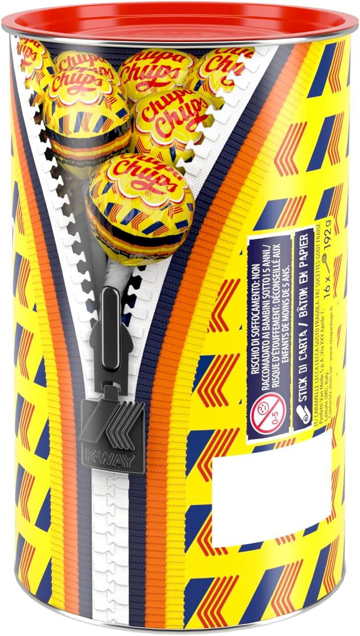 Thumbnail 4 de Chupa Chups Limited Edition Kway Fragola – Confezione da 16 Lecca Lecca (Tin Limited Edition)