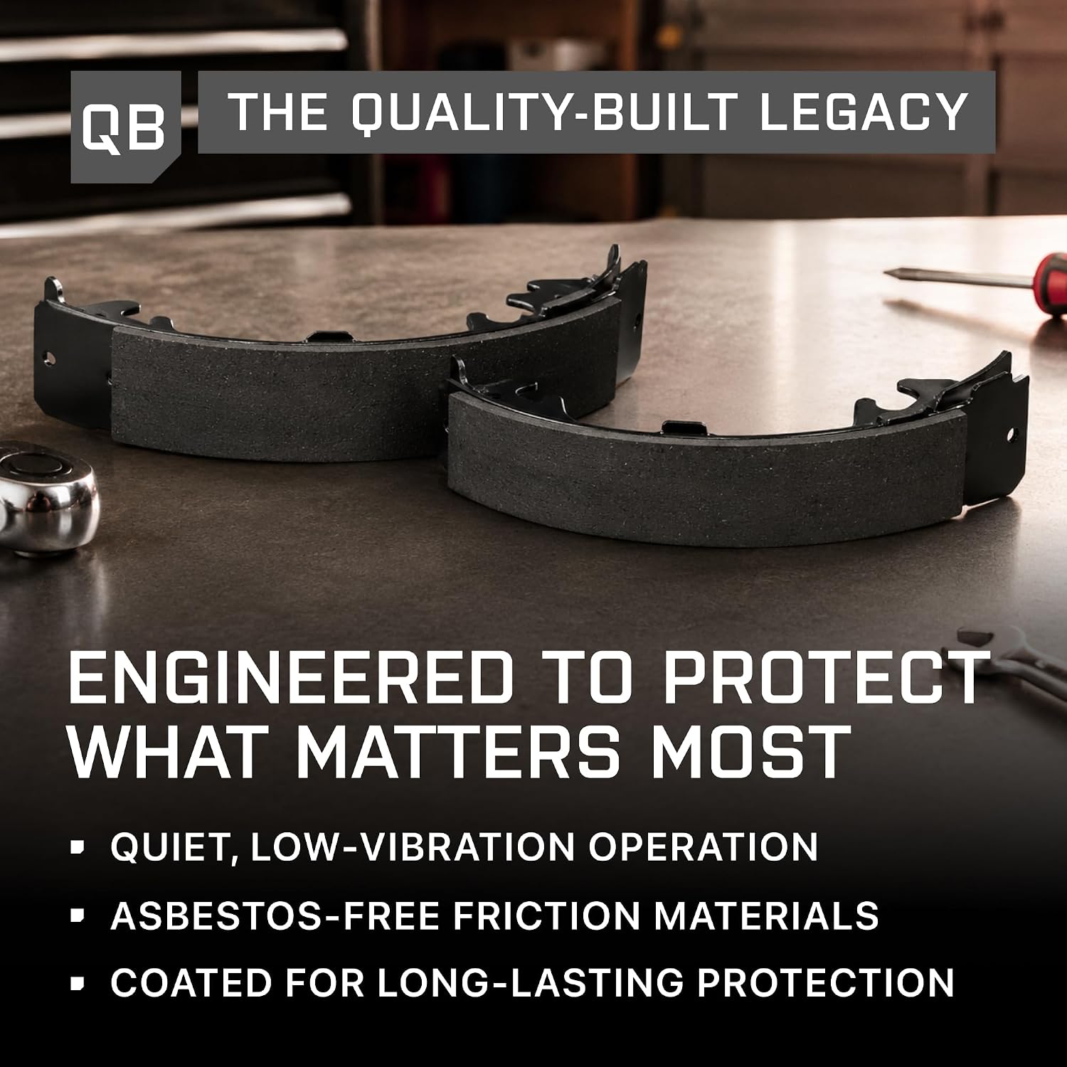 Thumbnail 3 de QUALITY-BUILT Parking Brake Shoes FPS771