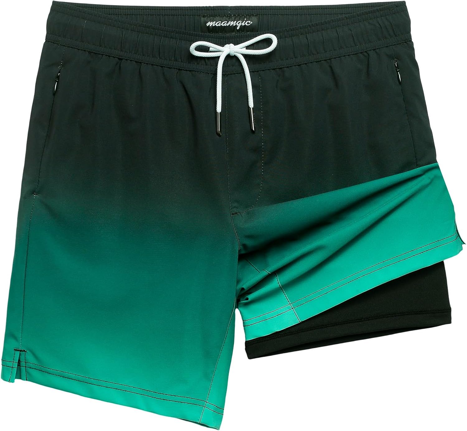Detalle 2 de maamgic 2-in-1 Mens Swim Trunks 7-inch board shorts