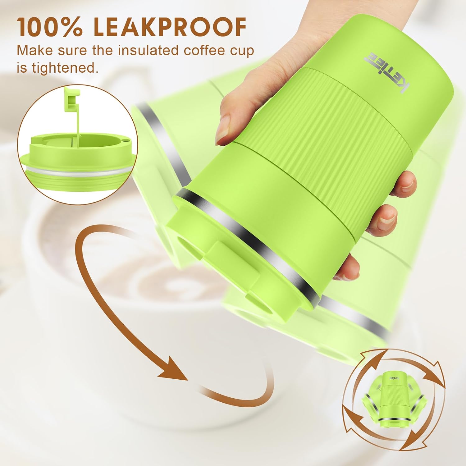 Detalle 2 de KETIEE Insulated Travel Mug 12 oz