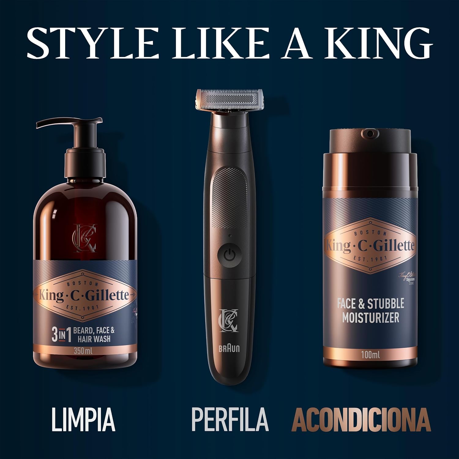 Thumbnail 6 de King C. Gillette Crema Hidratante Cara y Barba 100ml 💧