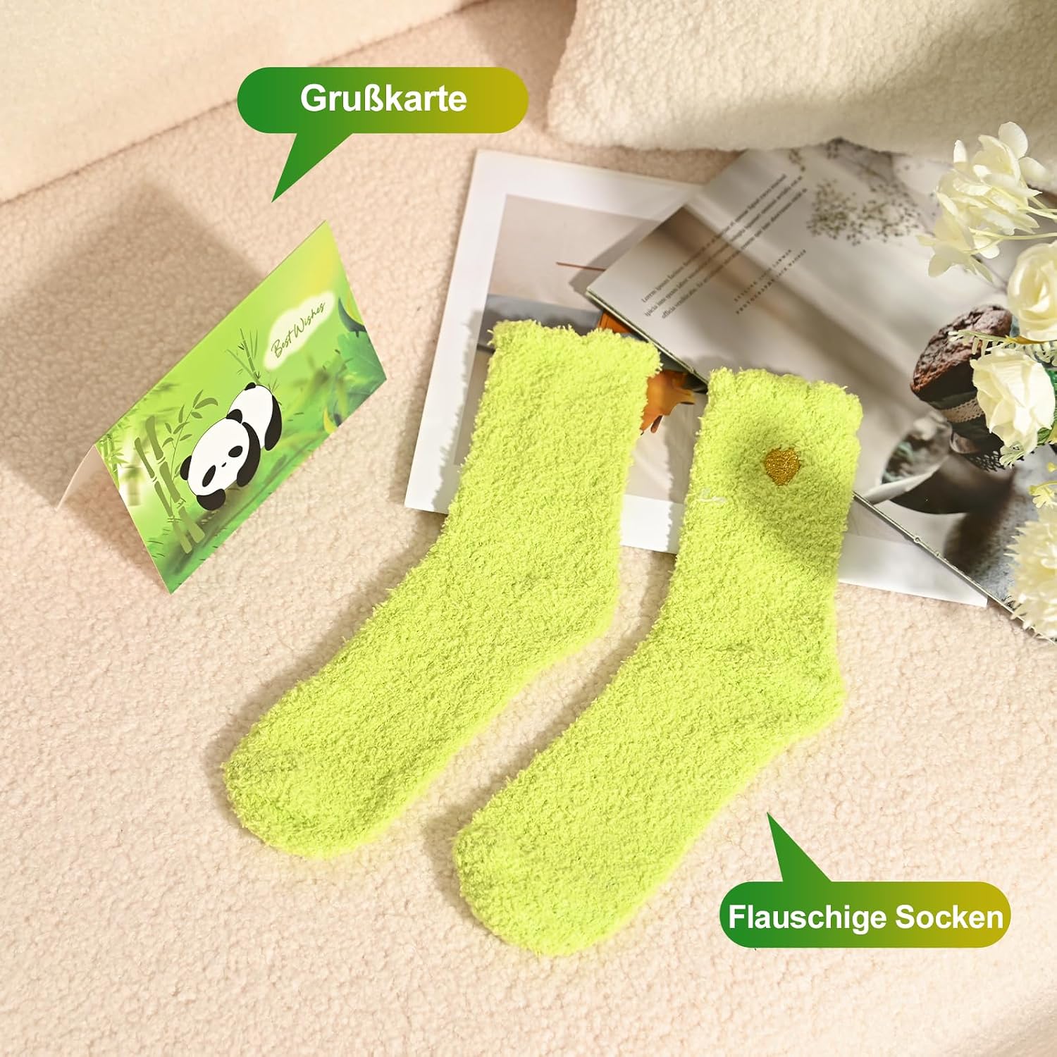 Detalle de Set regalo spa Panda 9 pezzi