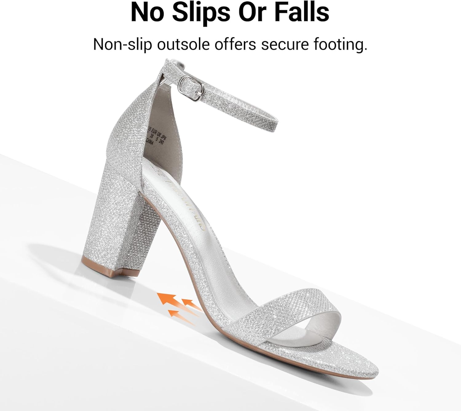 Thumbnail 6 de DREAM PAIRS low block heel sandals for women with ankle buckle