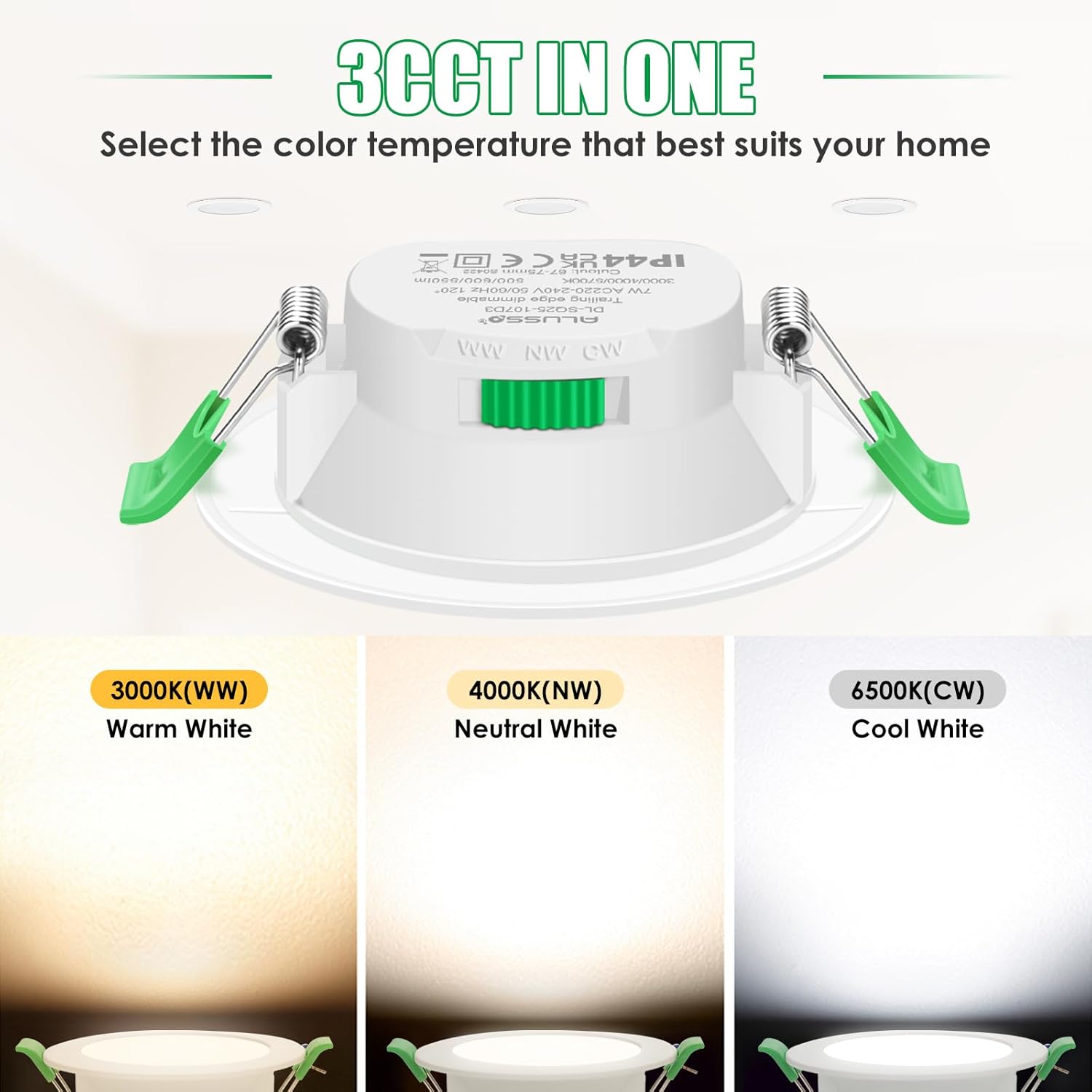 Thumbnail 2 de ALUSSO Downlight LED regulable 7W IP65