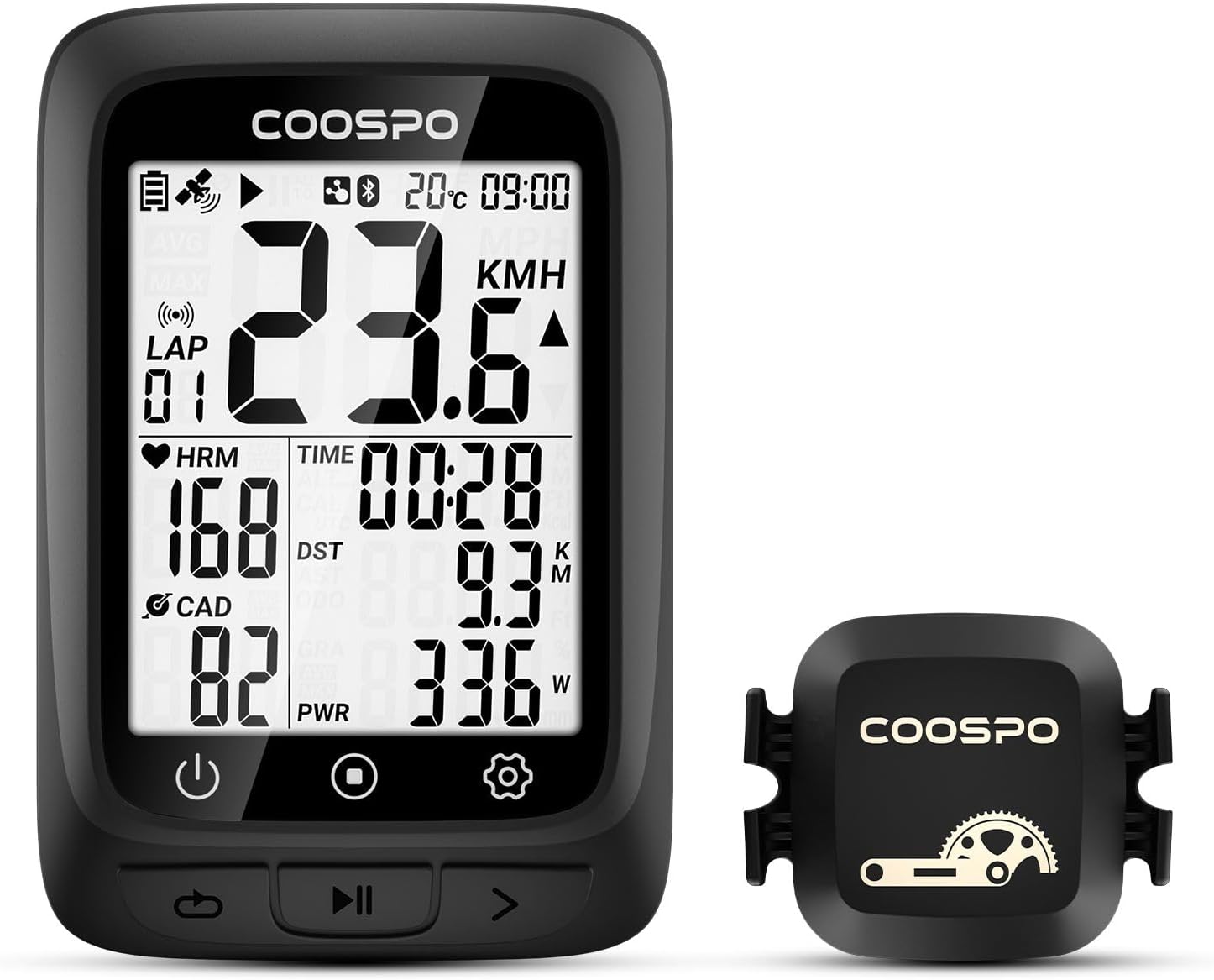Thumbnail 6 de COOSPO BC107 Ciclocomputer GPS 2,4"