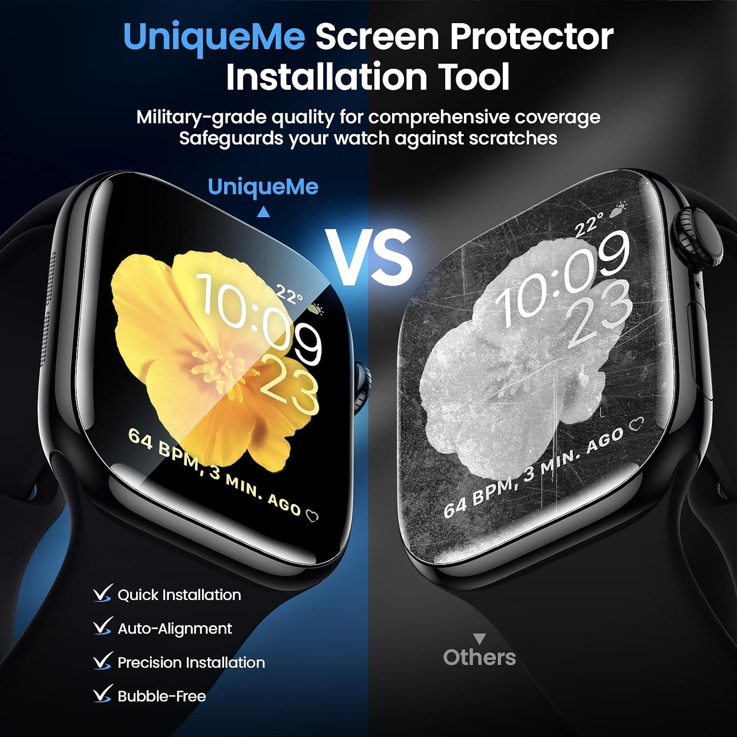Thumbnail 4 de UniqueMe 42mm Apple Watch Screen Protector 4 Pack