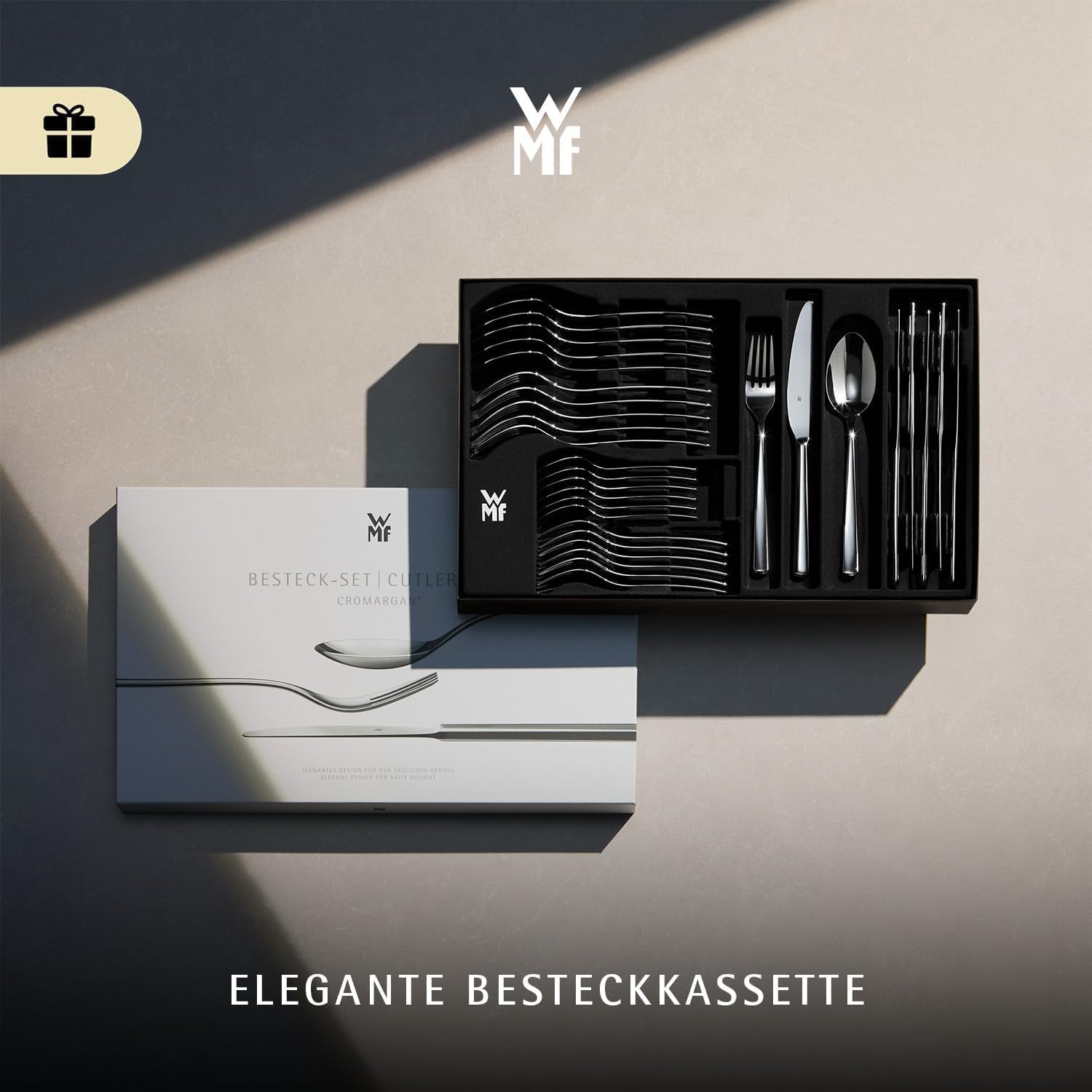 Thumbnail 6 de WMF Habitum Edelstahl Besteck Set 30 Teile für 6 Personen – Monobloc-Messer, Cromargan poliert