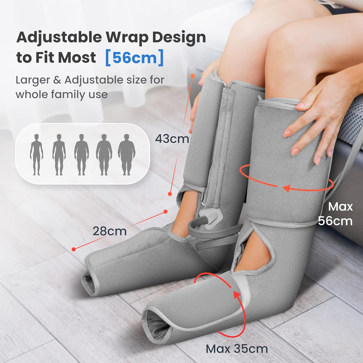 Detalle 2 de COMFIER Massaggiatore gambe compressione e calore