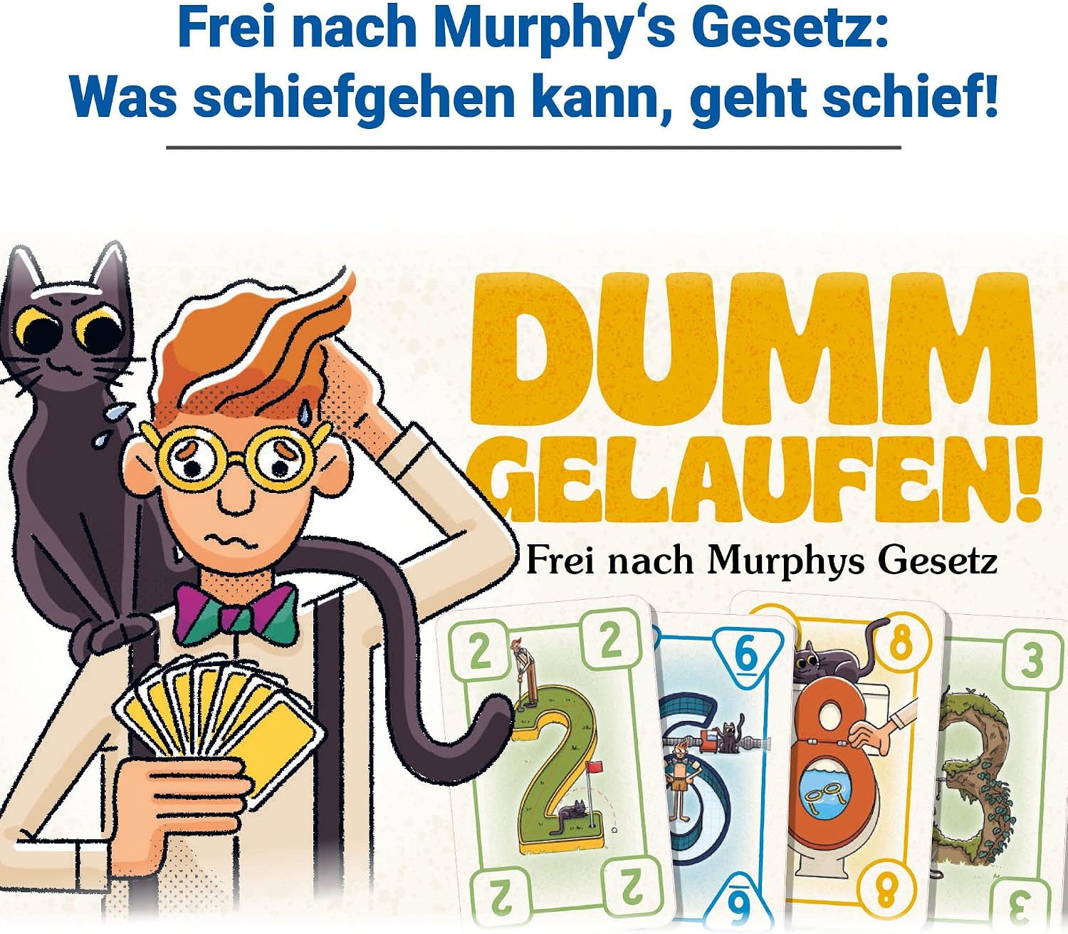 Detalle 2 de Ravensburger 20968 Dumm Gelaufen! Kartenspiel 2‑6 Spieler