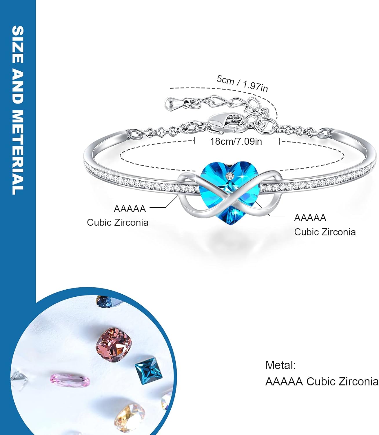 Thumbnail 5 de GEORGE · SMITH Bracelet Femme Réglable 18+2 cm 💍