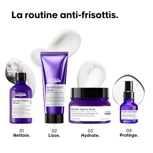 Detalle de L'Oréal Professionnel Serum Cheveux Lisse Miroir Keratin Alpha Sleek – 50 ml