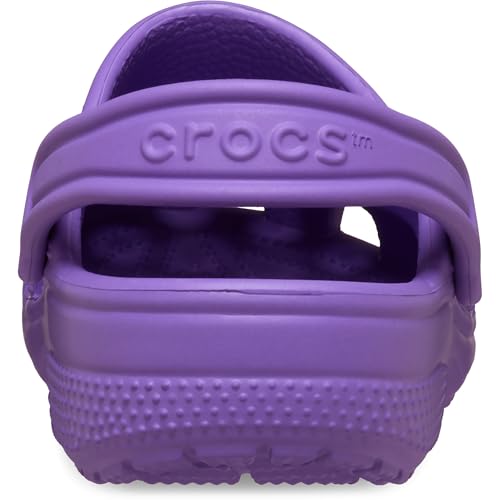 Detalle de Crocs Classic Clog Kids, Purple, UK 13 – Lightweight Croslite with heel strap