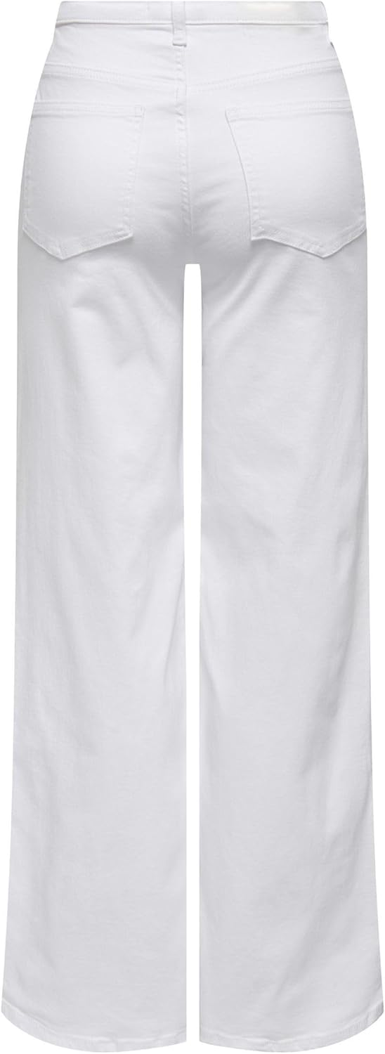 Thumbnail 3 de ONLY Female Jeans mit weitem Bein ONLMADISON – hohe Taille mit Reißverschluss
