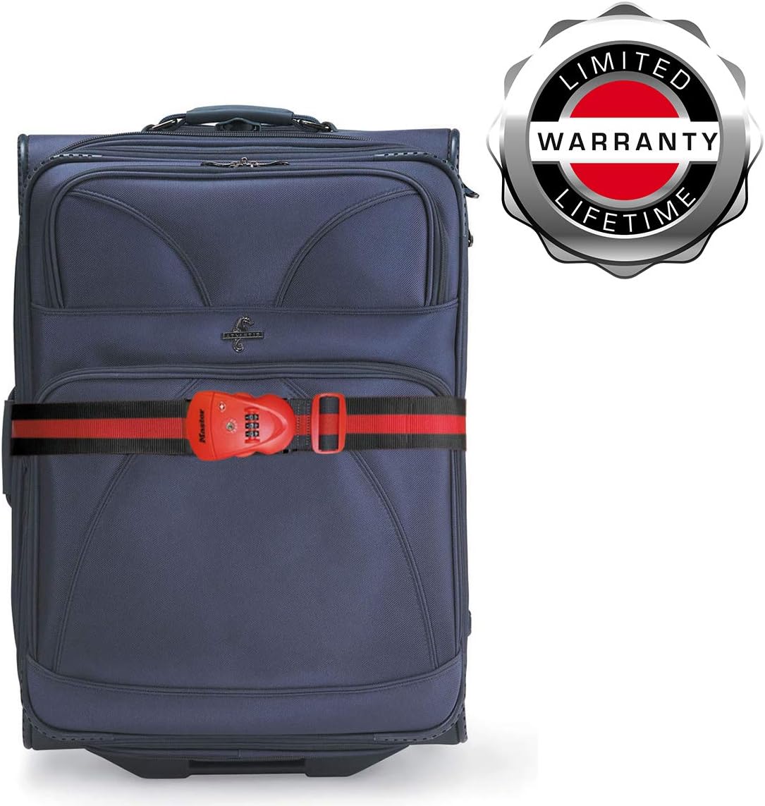 Detalle de Master Lock Combinaison : cadenas de bagages certifié TSA et combinaison programmable