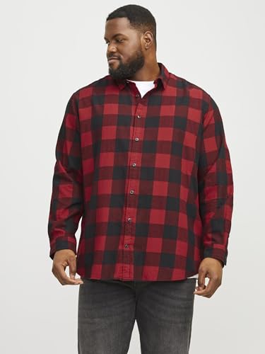Thumbnail 2 de Jack & Jones Jjegingham Camisa L/S Ps Noos Roja 5XL