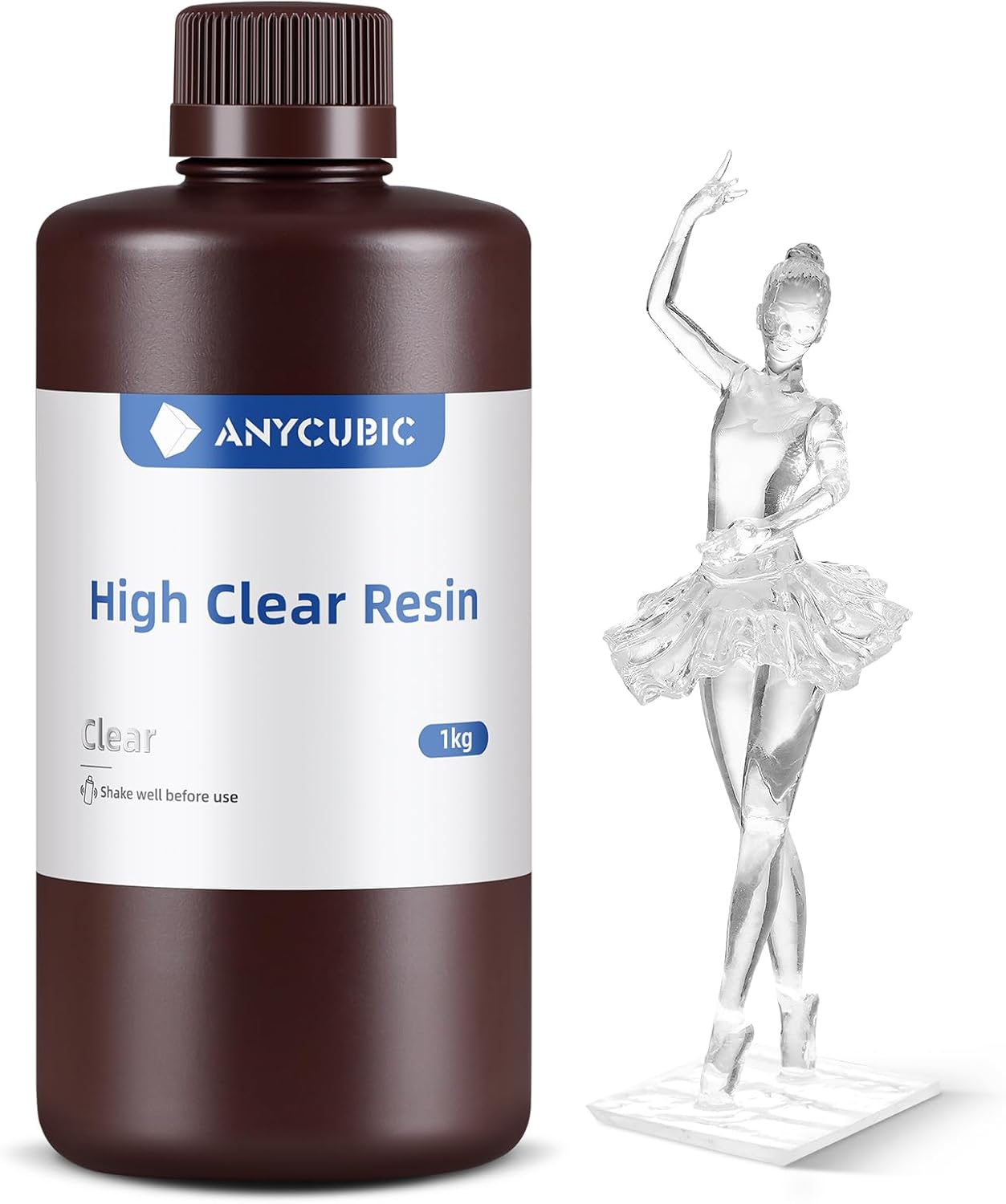 ANYCUBIC High Clear 3D Printer Resin 1kg 🖨️
