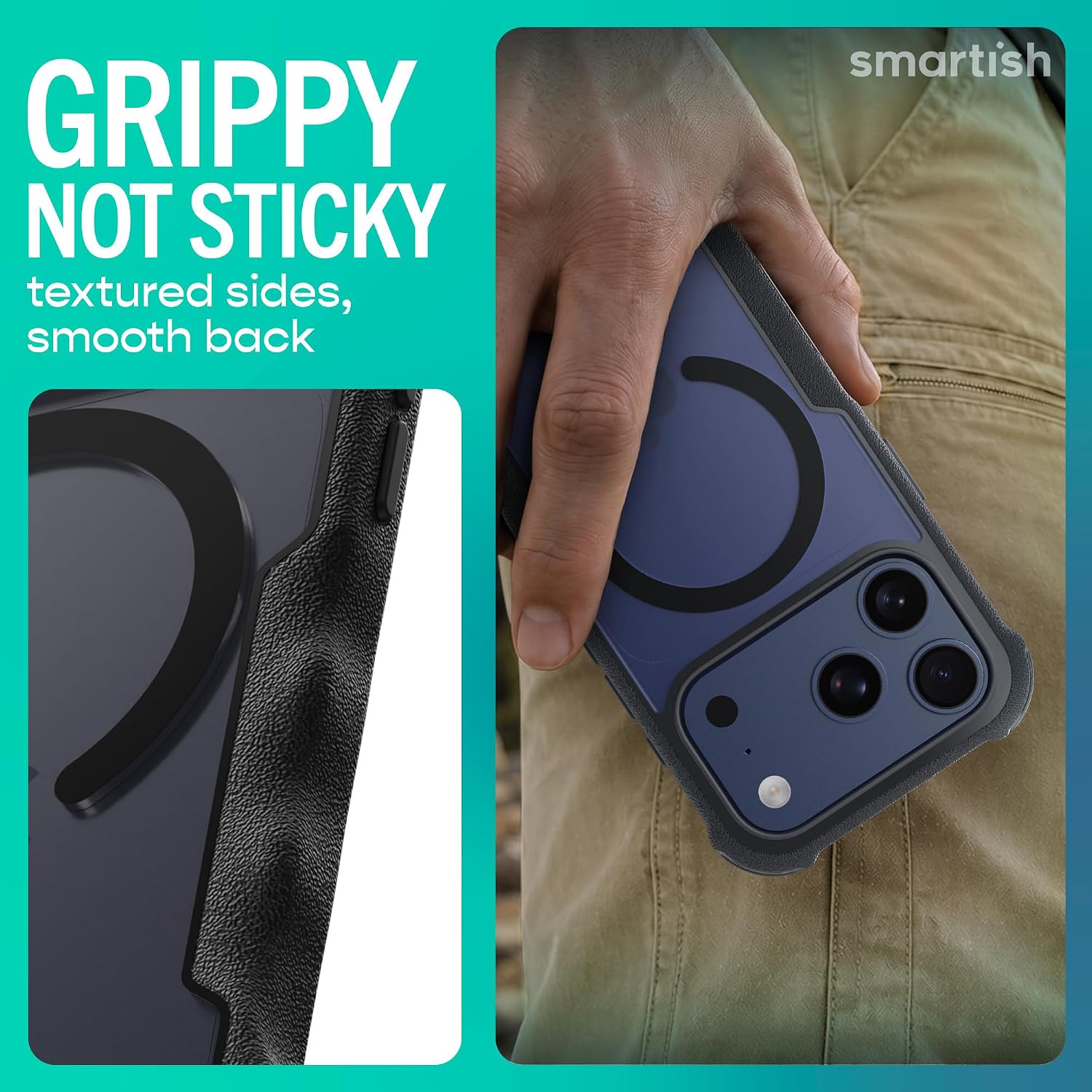 Detalle 2 de Smartish iPhone 17 Pro Gripzilla MagSafe Case