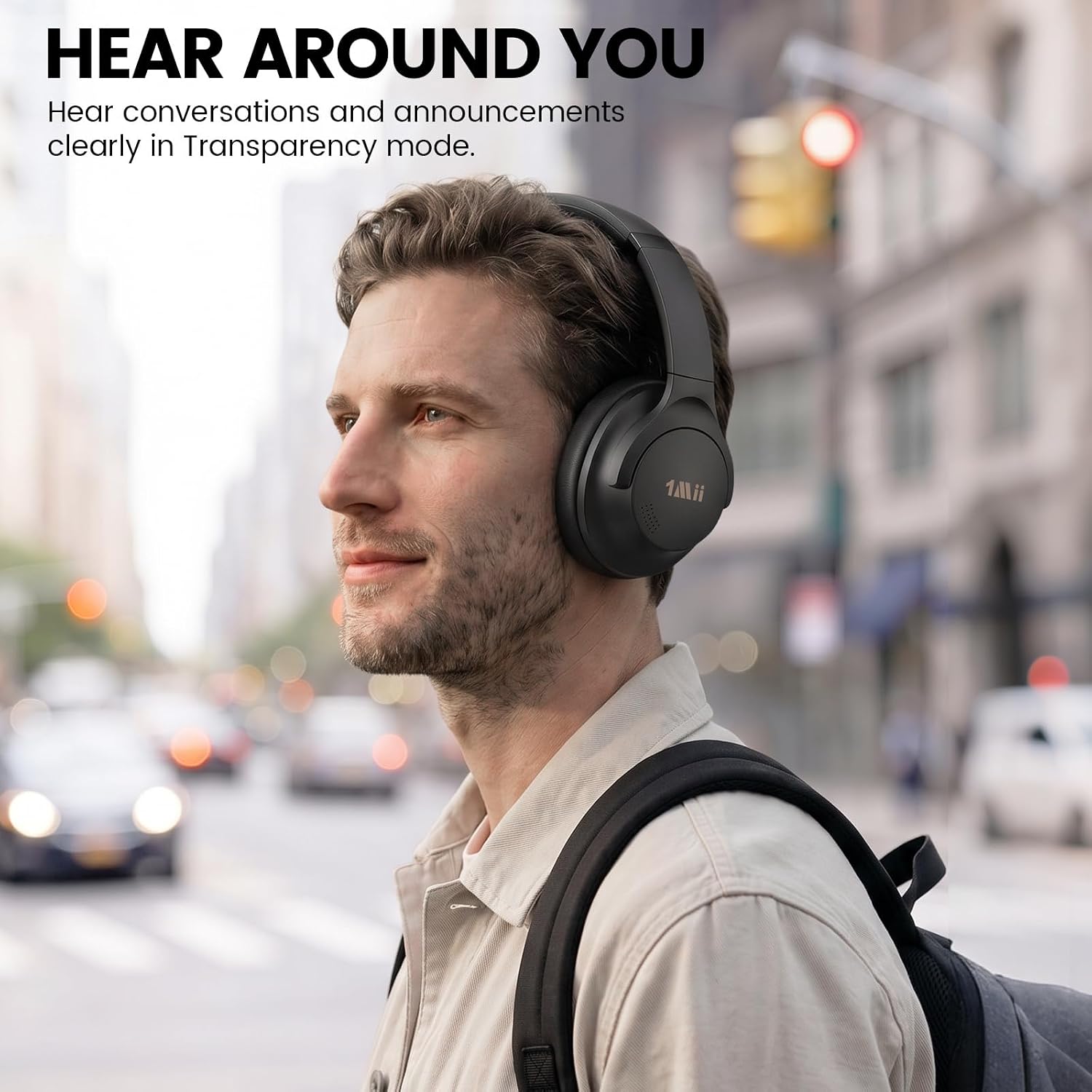 Thumbnail 5 de 1Mii Y8+ Noise Cancelling Headphones 100H