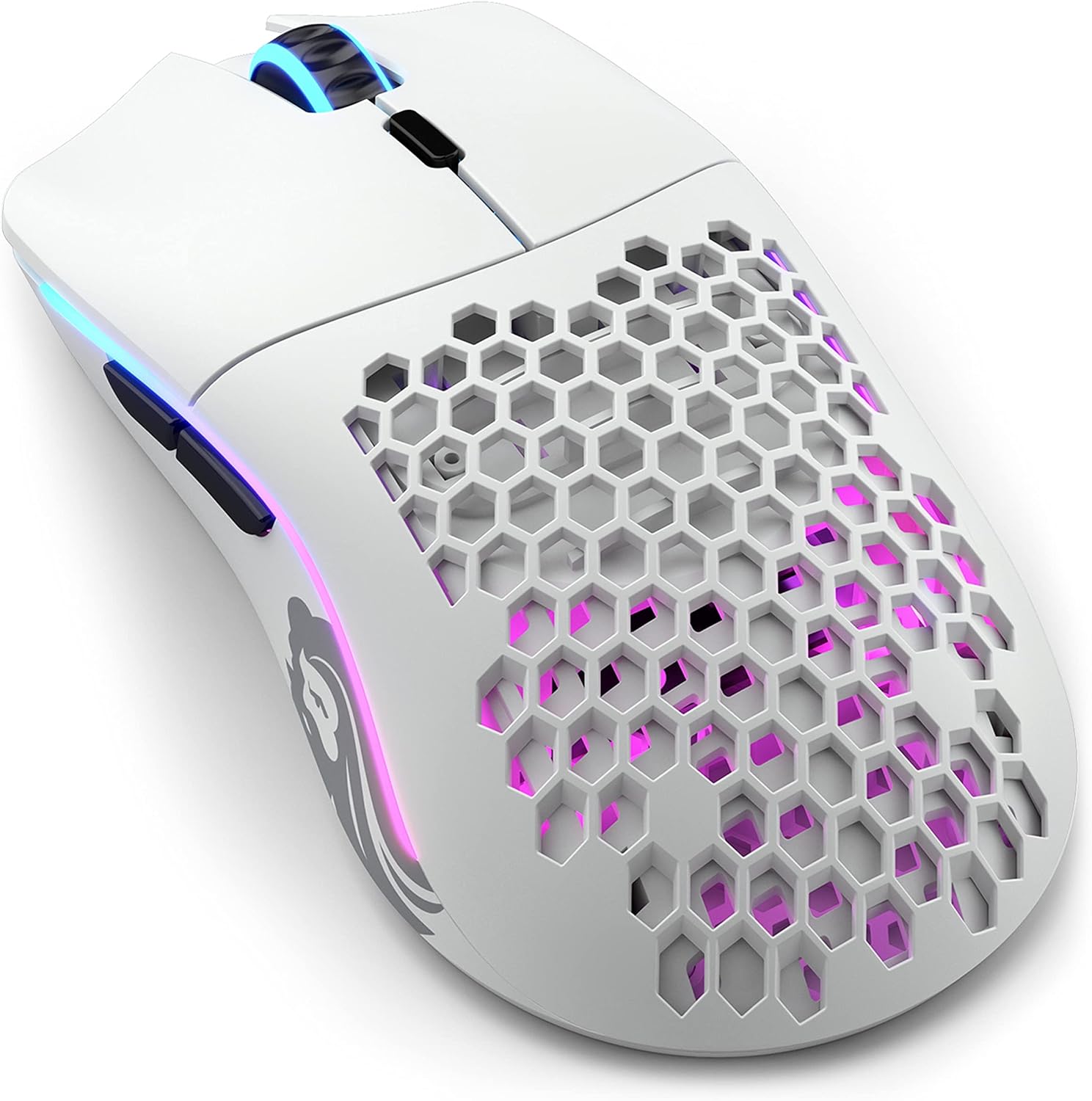 Detalle de GLORIOUS Model O Wireless GLO-MS-OW-MW ゲーミングマウス 69g・2.4GHz・RGB