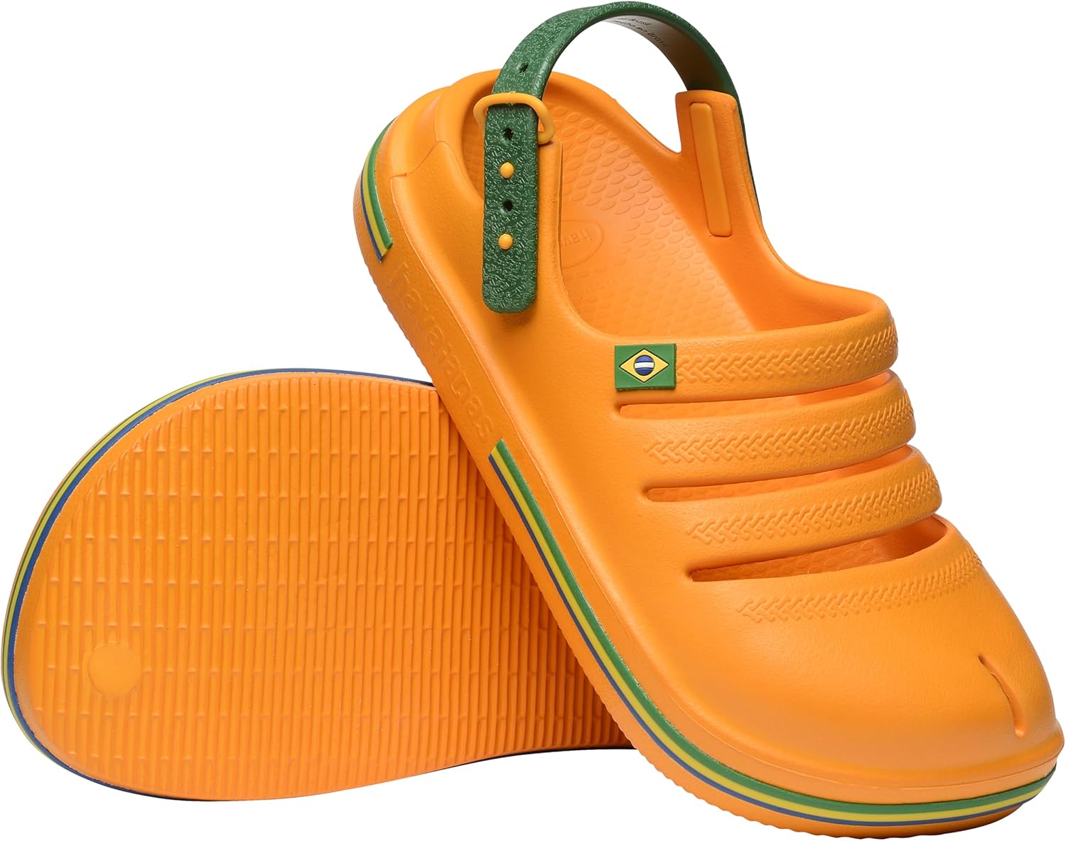 Thumbnail 2 de Havaianas Kids Clog Brasil : sabots enfant en PVC avec semelle en caoutchouc