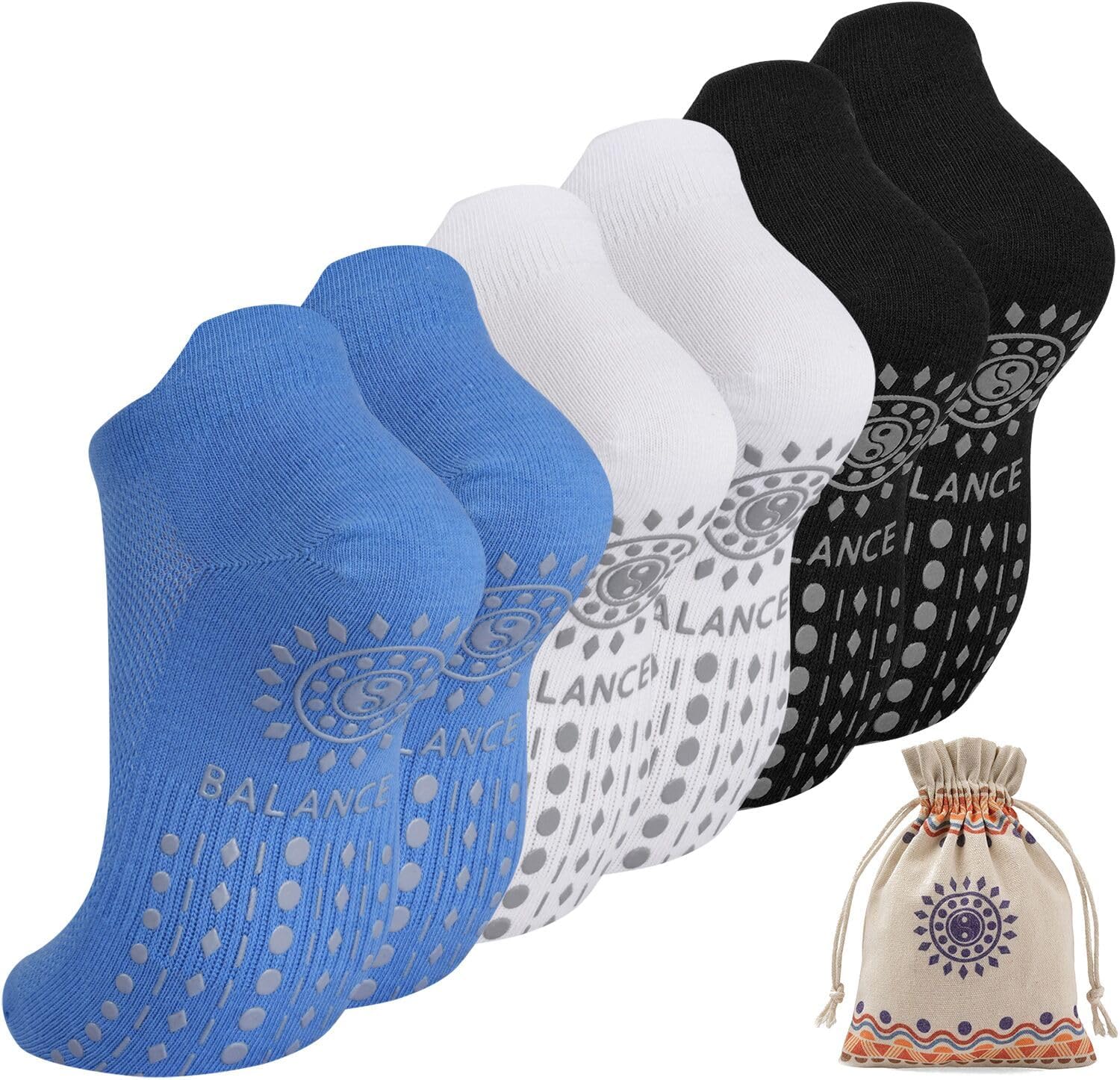 Thumbnail 6 de ILovDaisy Pilates Yoga Socken Damen 39-42