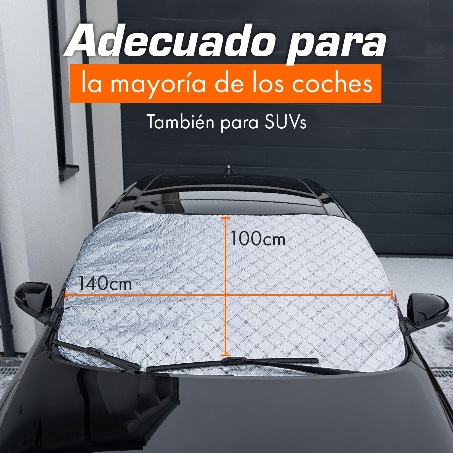 Detalle 2 de Upgrade4cars Protector Parabrisas Coche 3 capas