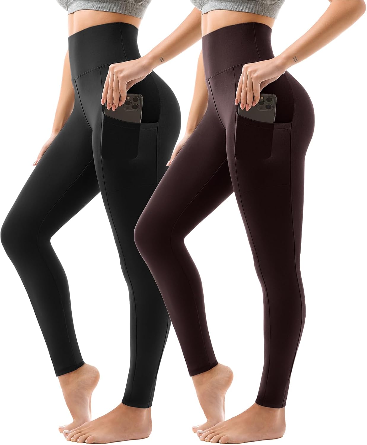 Thumbnail 6 de Sanpetix Sport Leggings Damen High Waist 2er Pack