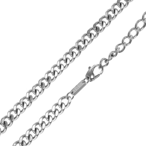 Thumbnail 4 de Diesel Collier pour homme en acier inoxydable 2 tons avec fermoir mousqueton