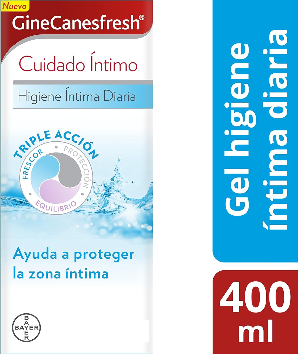 Detalle 2 de GineCanesfresh Gel Higiene Íntima Diaria 💧 Con Flor de Loto