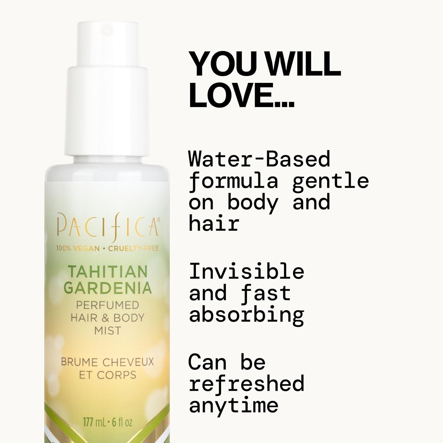 Detalle de Pacifica Tahitian Gardenia Mist 6 Fl Oz