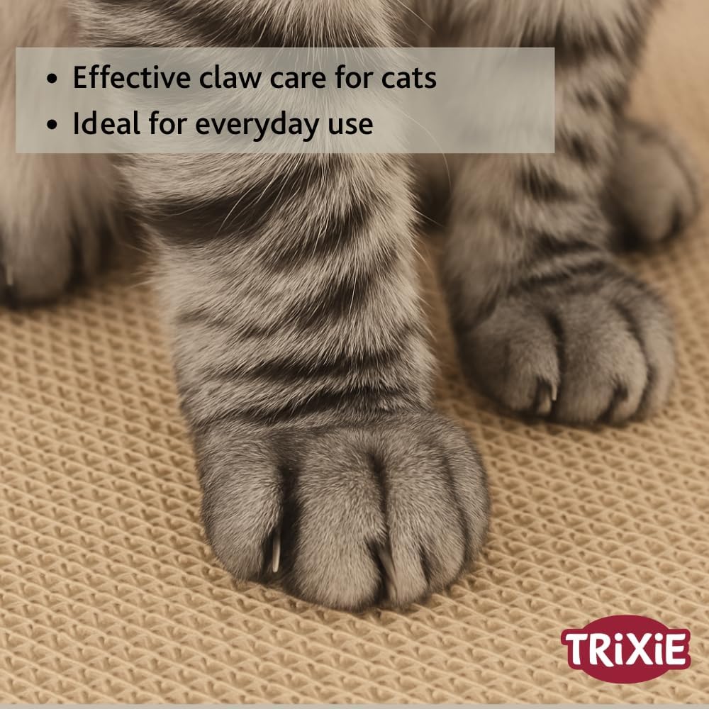 Thumbnail 3 de TRIXIE Wild Cat Scratching Board – Robust Corrugated Cardboard Cat Scratcher with Catnip (41 × 24 × 7 cm)