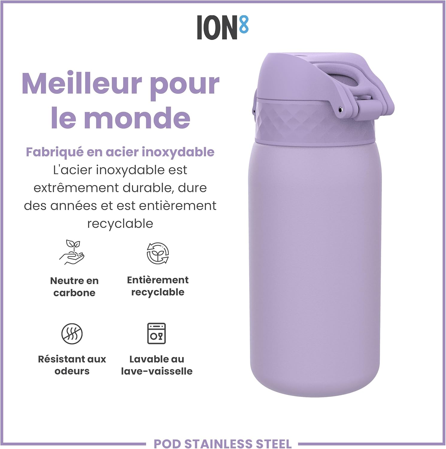Thumbnail 5 de Ion8 Gourde Enfant 400ml 🥤