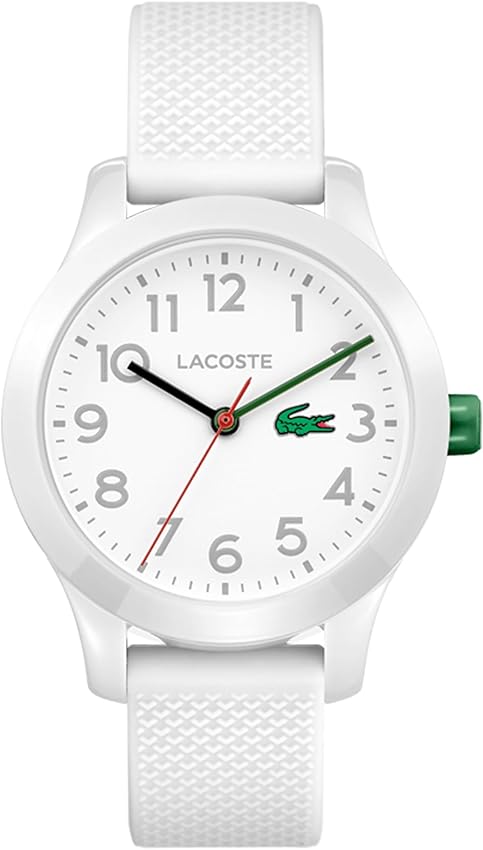 Detalle 1 de Lacoste 2030001 reloj analógico niños 12.12, correa silicona verde
