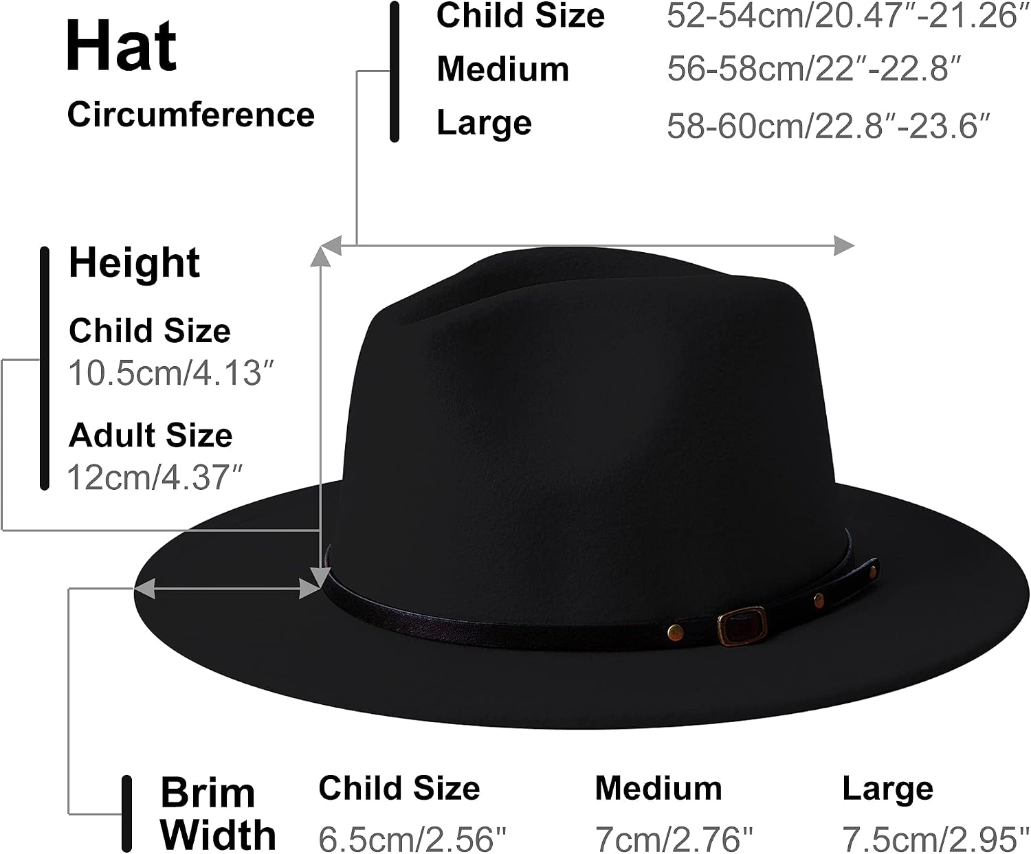 Detalle 2 de KUJUHA Felt Fedora Hat