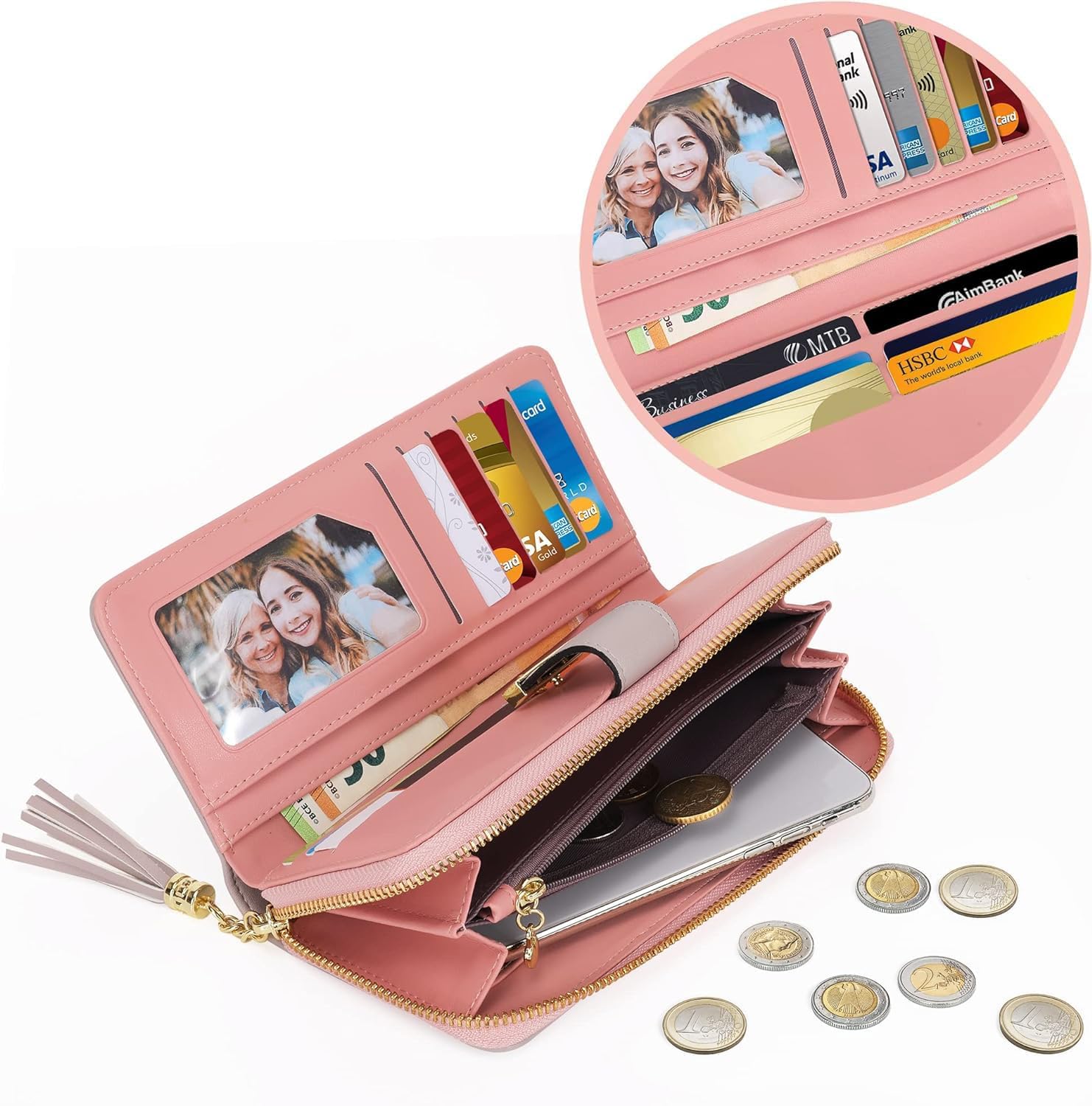 Thumbnail 3 de Pomelo Best Women Wallets RFID purse with card slots 👛