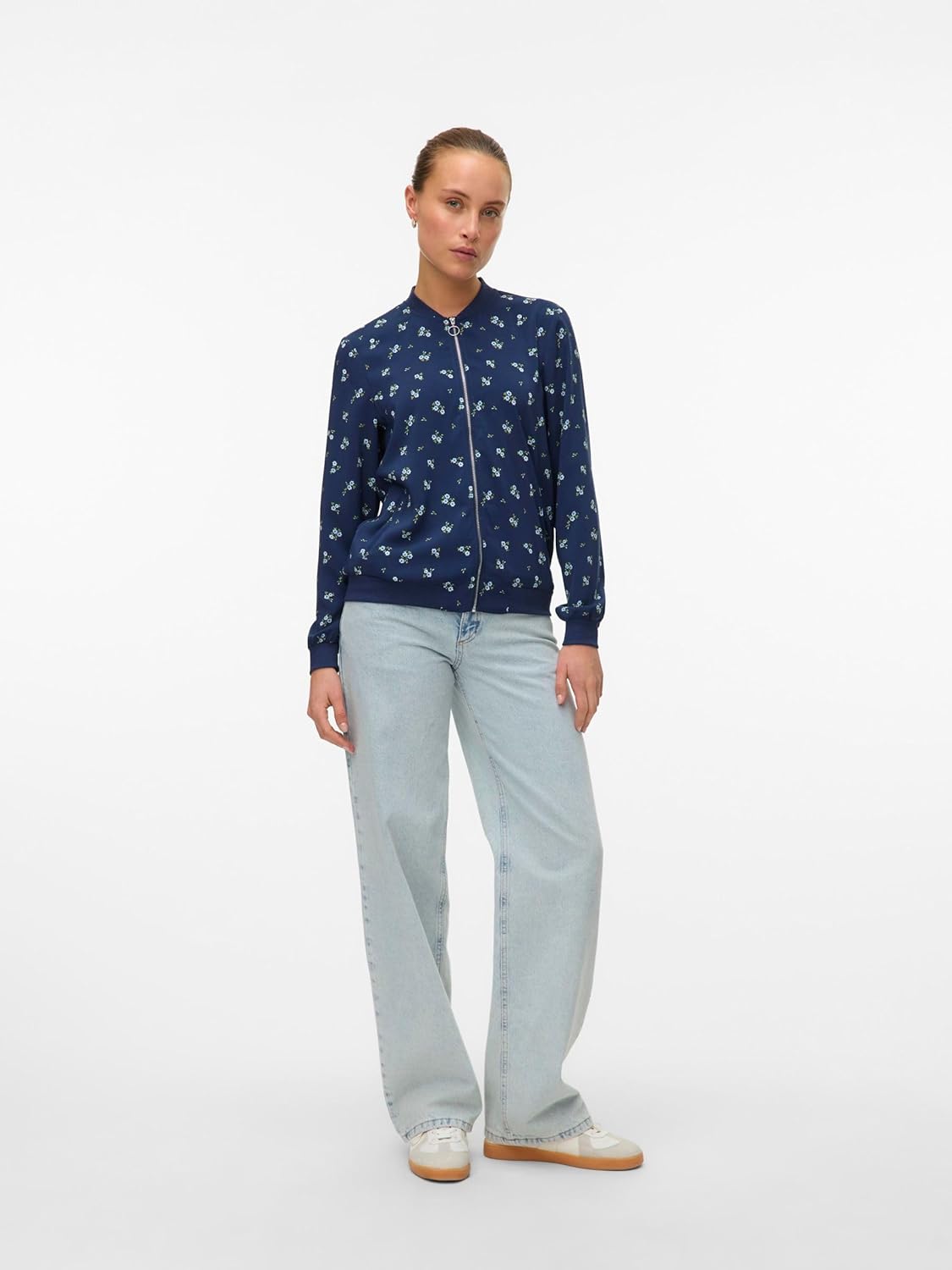 Thumbnail 4 de VERO MODA Damen Mantel VMCOCO leichte Jacke mit hohem Stehkragen (Regular Fit)