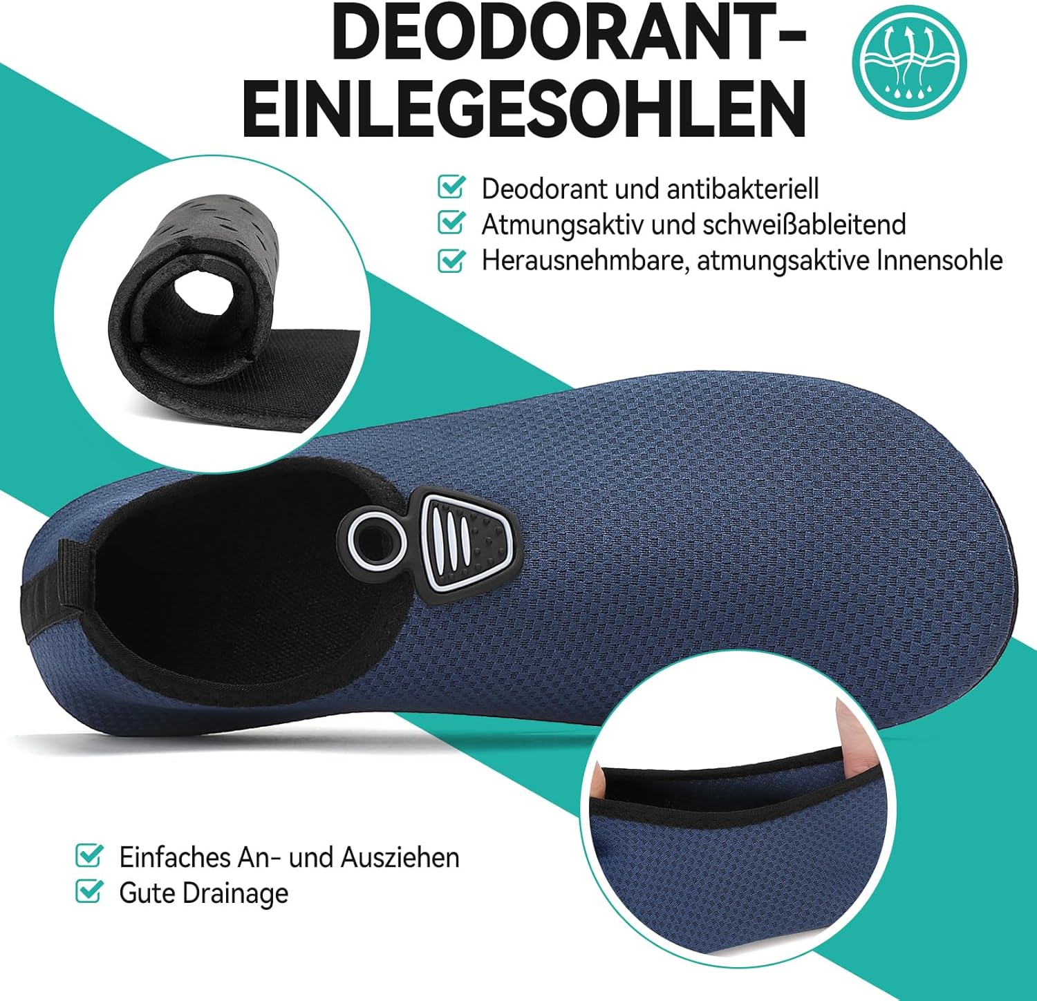 Thumbnail 3 de VOLHAL Badeschuhe & Wasserschuhe für Damen & Herren – schnell trocknend, rutschfest, leicht