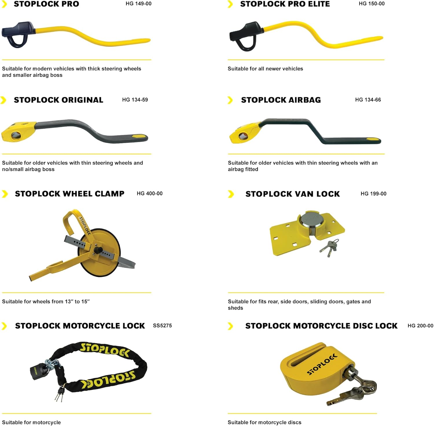 Thumbnail 5 de Stoplock HG 134-59 Original Anti-Theft Steering Wheel Lock