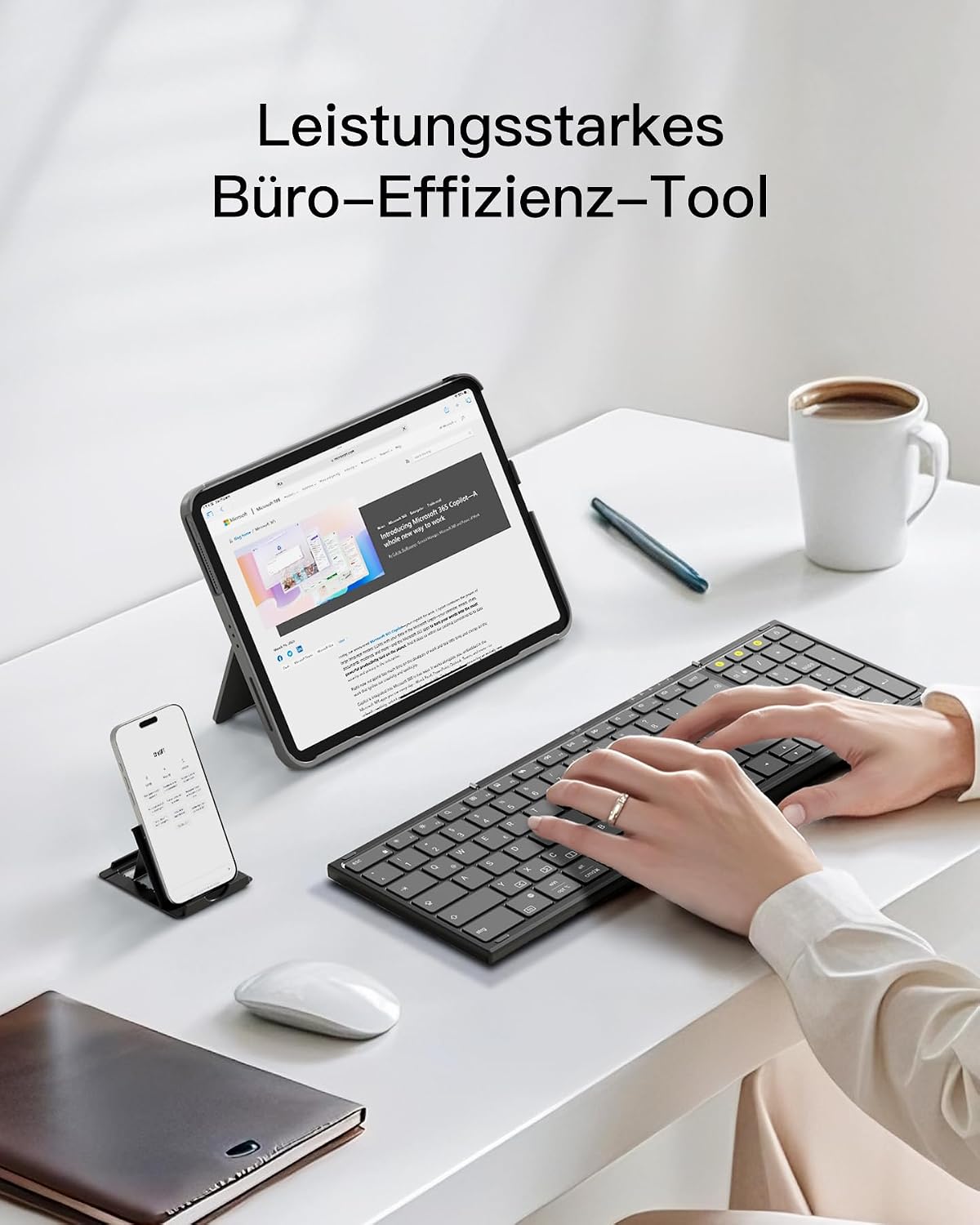 Thumbnail 6 de Inateck Nomad N0135 faltbare Bluetooth‑Tastatur 328,5 g